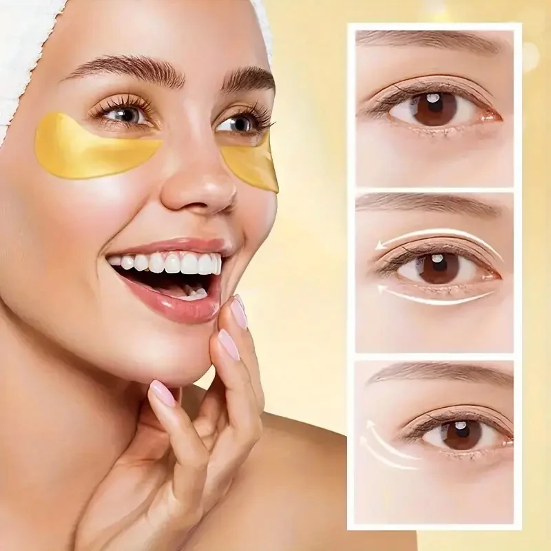 24K Gold Eye Pads - Firming & Moisturizing Under-Eye Treatment (60 Pieces) 6 24k gold eye pads spu845152033386 desc 6