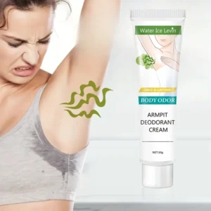 Water Ice Levin Armpit Deodorant Cream, Mild & Lasting Odor Control, 20g