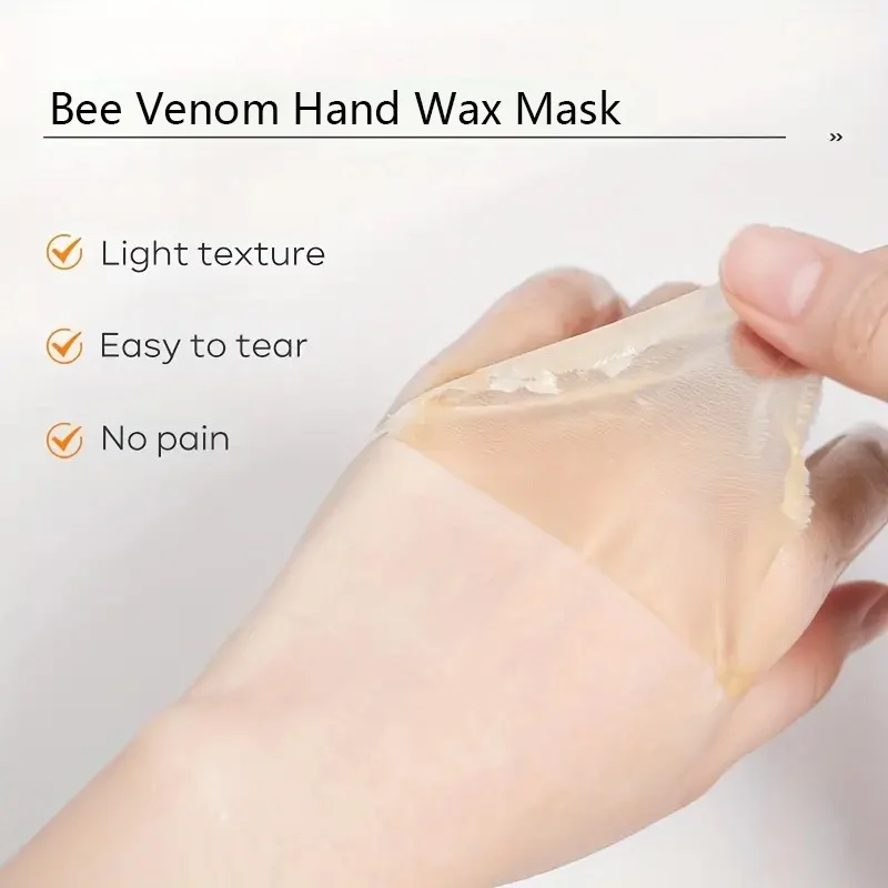 Bee Venom Hand Wax Mask - 60g for Deep Moisturizing & Brightening 3 bee venom hand wax mask spu850070295674 desc 3