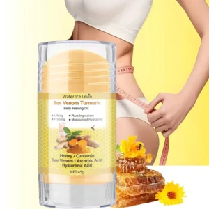Water Ice Levin Bee Venom Turmeric Belly Firming Oil 45g for Lifting & Moisturizing