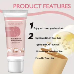 Water Ice Levin Bust & Butt Lifting Cream - Firm, Lift, Enhance Volume