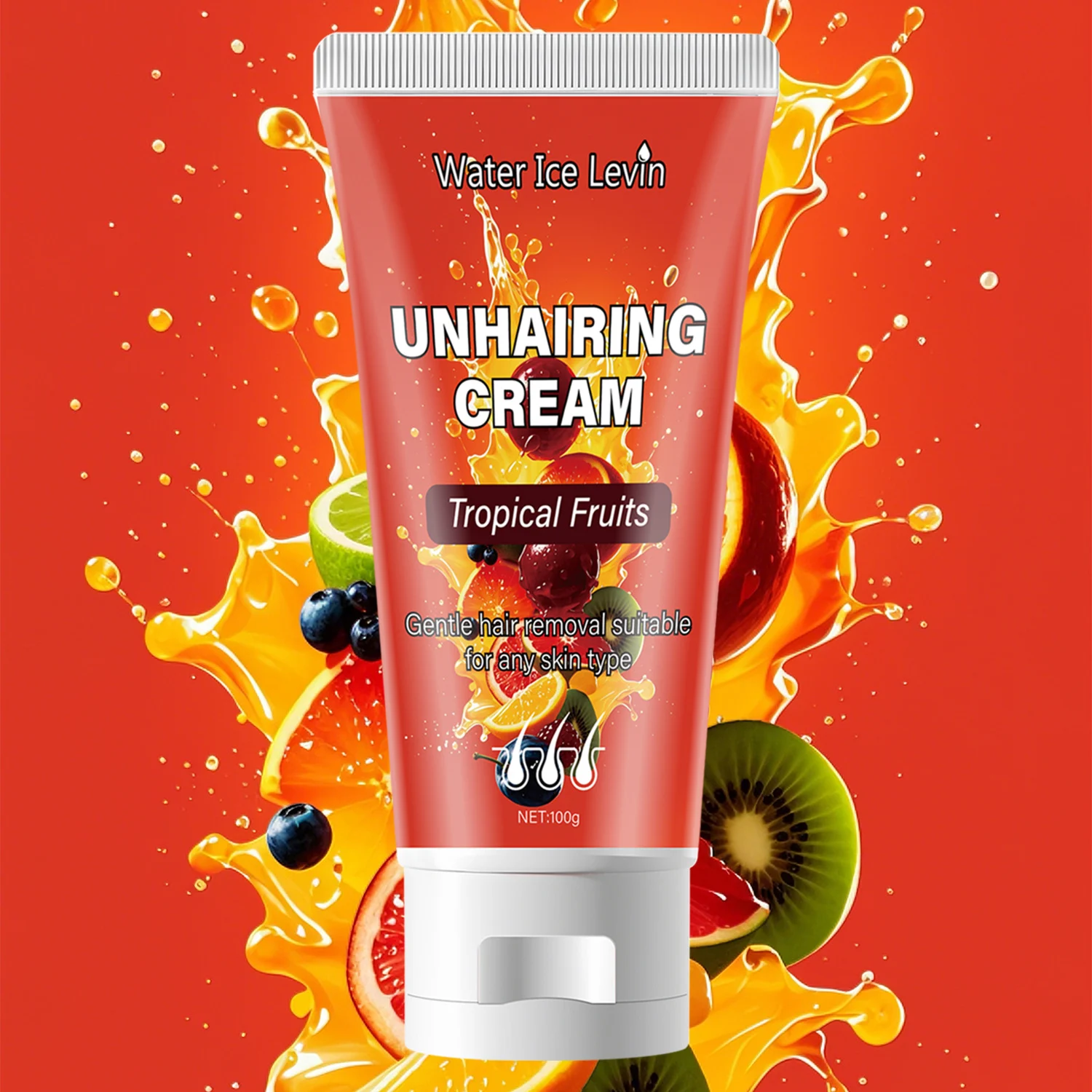Tropical Fruits Gentle Hair Removal Cream for Face & Body (100g) 8 gentle hair removal cream spu948242938001 desc 8