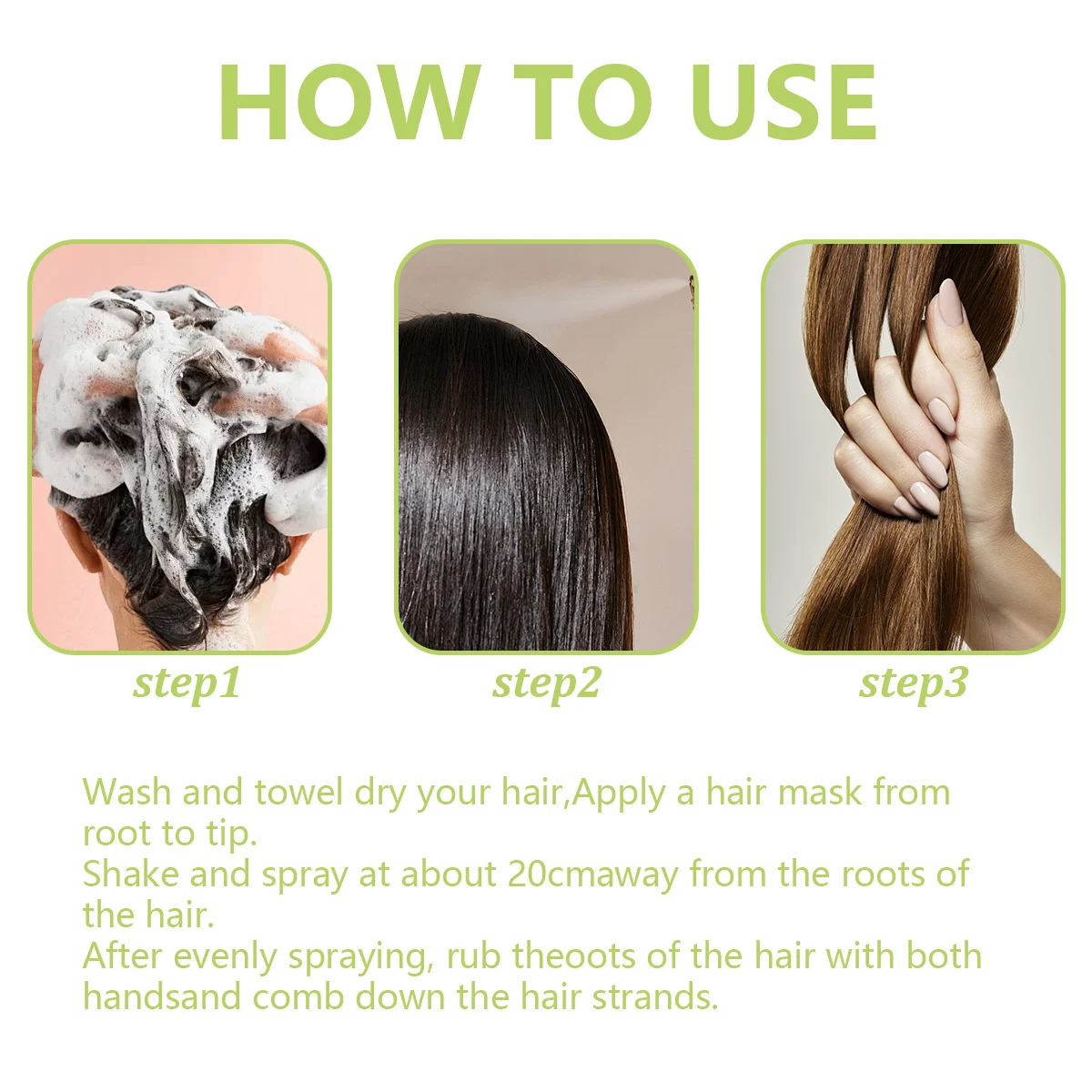 10-in-1 Hair Conditioner Spray with Plant Extracts - 100ml 1 hair conditioner spray spu967887251805 desc 1