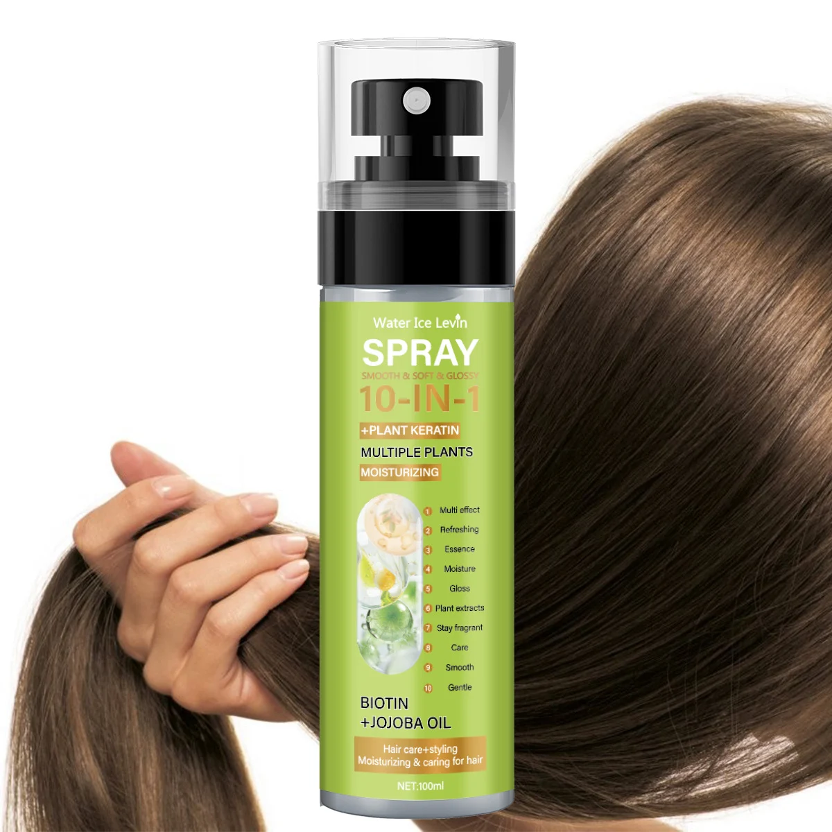 10-in-1 Hair Conditioner Spray with Plant Extracts - 100ml 2 hair conditioner spray spu967887251805 desc 2