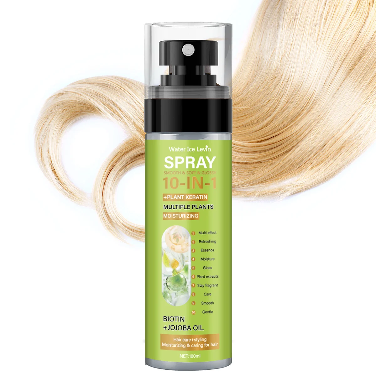 10-in-1 Hair Conditioner Spray with Plant Extracts - 100ml 5 hair conditioner spray spu967887251805 desc 5