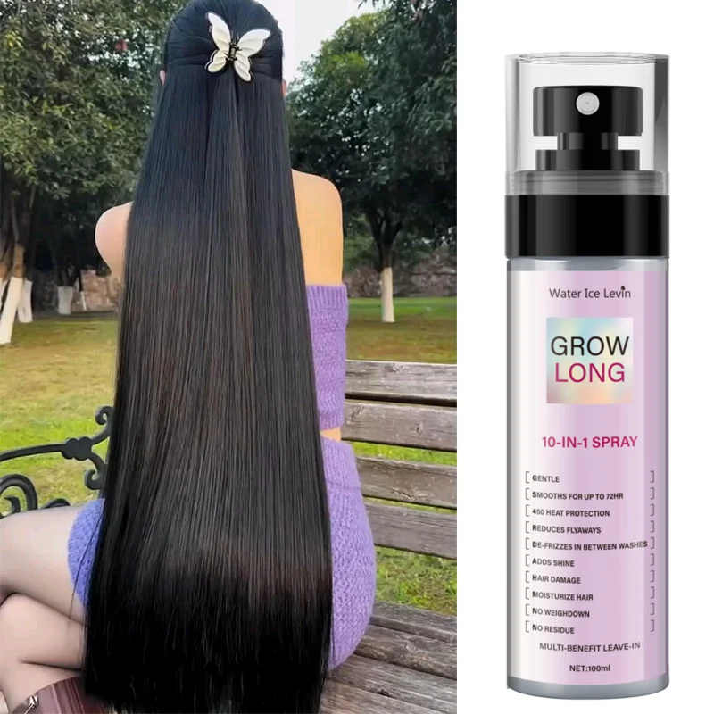 10-in-1 Hair Spray for Straight Hair - Smoothing with 450°F Heat Protection 8 hair smoothing heat protection spray spu941862955290 desc 8