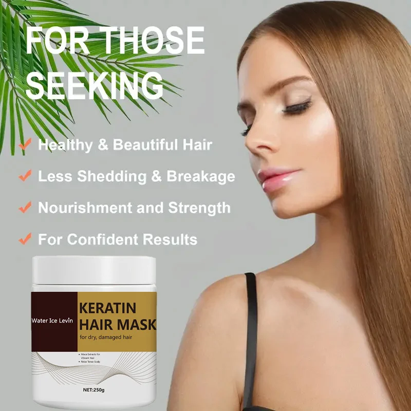 Keratin Hair Mask 250g for Dry Damaged & Frizzy Hair Repair 1 keratin hair mask treatment spu850878498162 desc 1