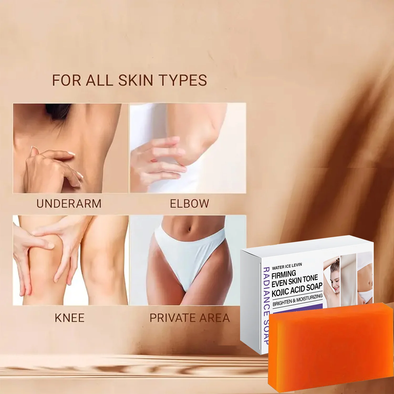 Kojic Acid Brightening Soap with Shea Butter for Even Skin Tone - 100g 4 kojic acid brightening soap spu998501082358 desc 4