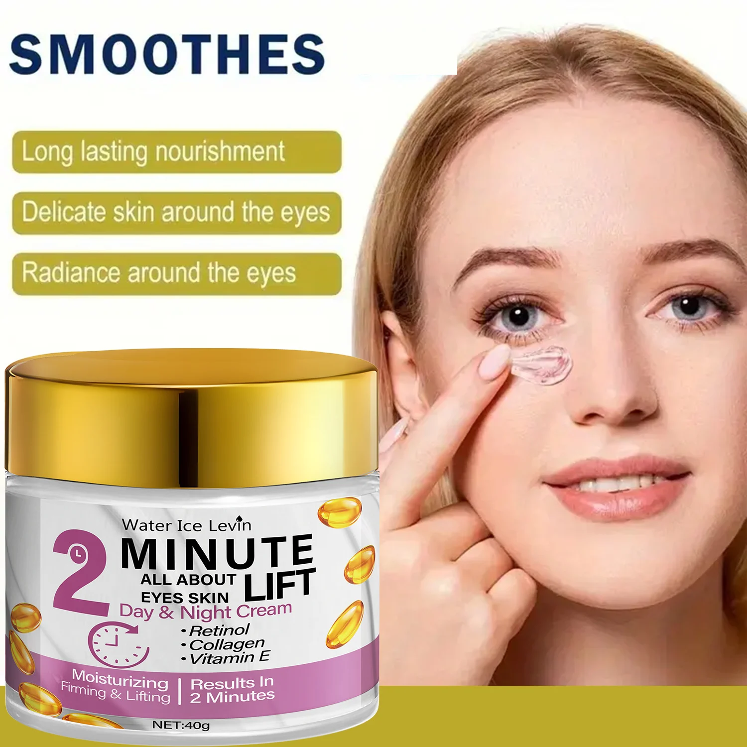 2-Minute Lifting Eye Cream - 24H Moisturizing with Retinol & Collagen 3 lifting eye cream spu1002606812453 desc 3