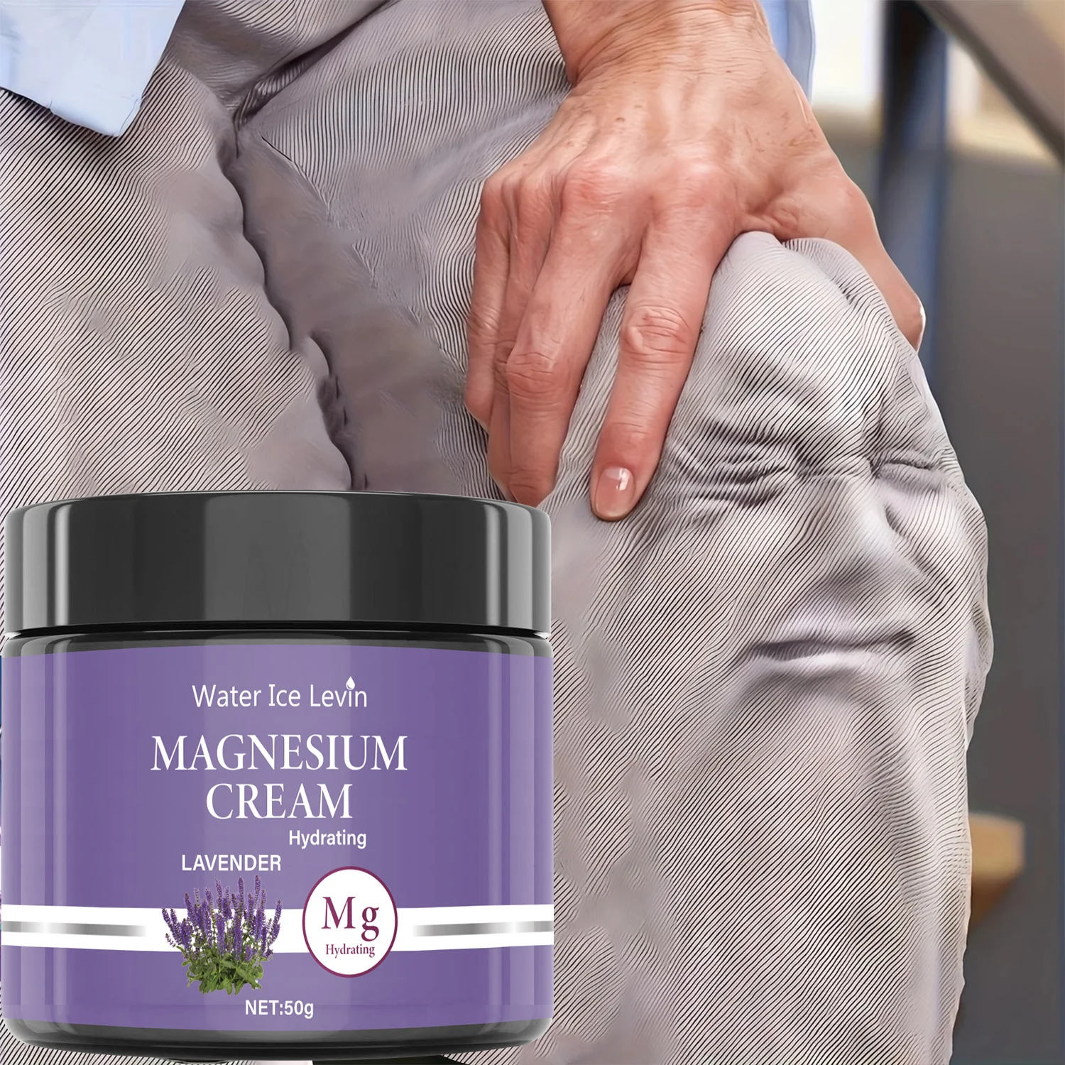 Magnesium Hydrating Cream - Joint & Muscle Relief Formula 50g 2 magnesium hydrating body cream spu961638154233 desc 2
