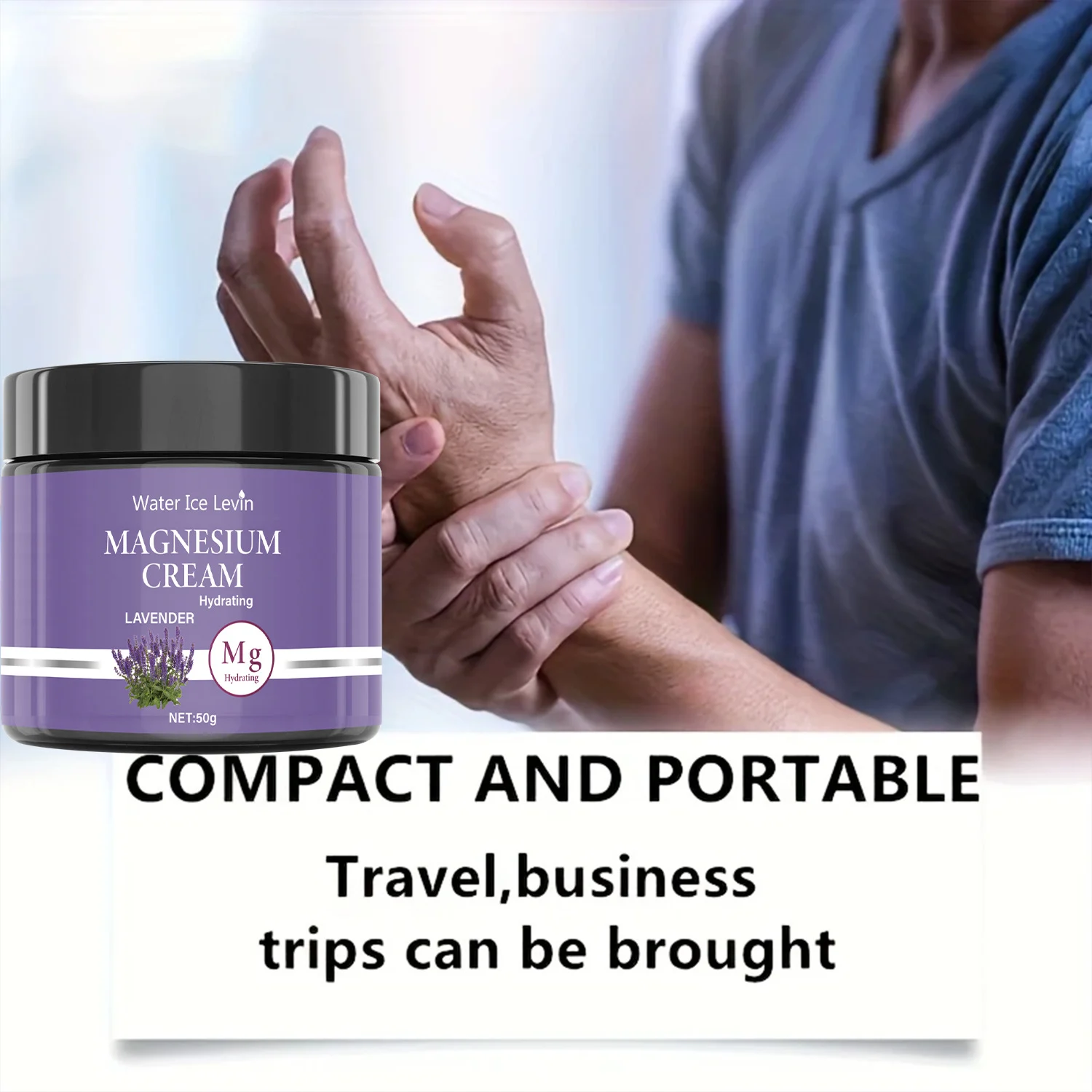 Magnesium Hydrating Cream - Joint & Muscle Relief Formula 50g 6 magnesium hydrating body cream spu961638154233 desc 6