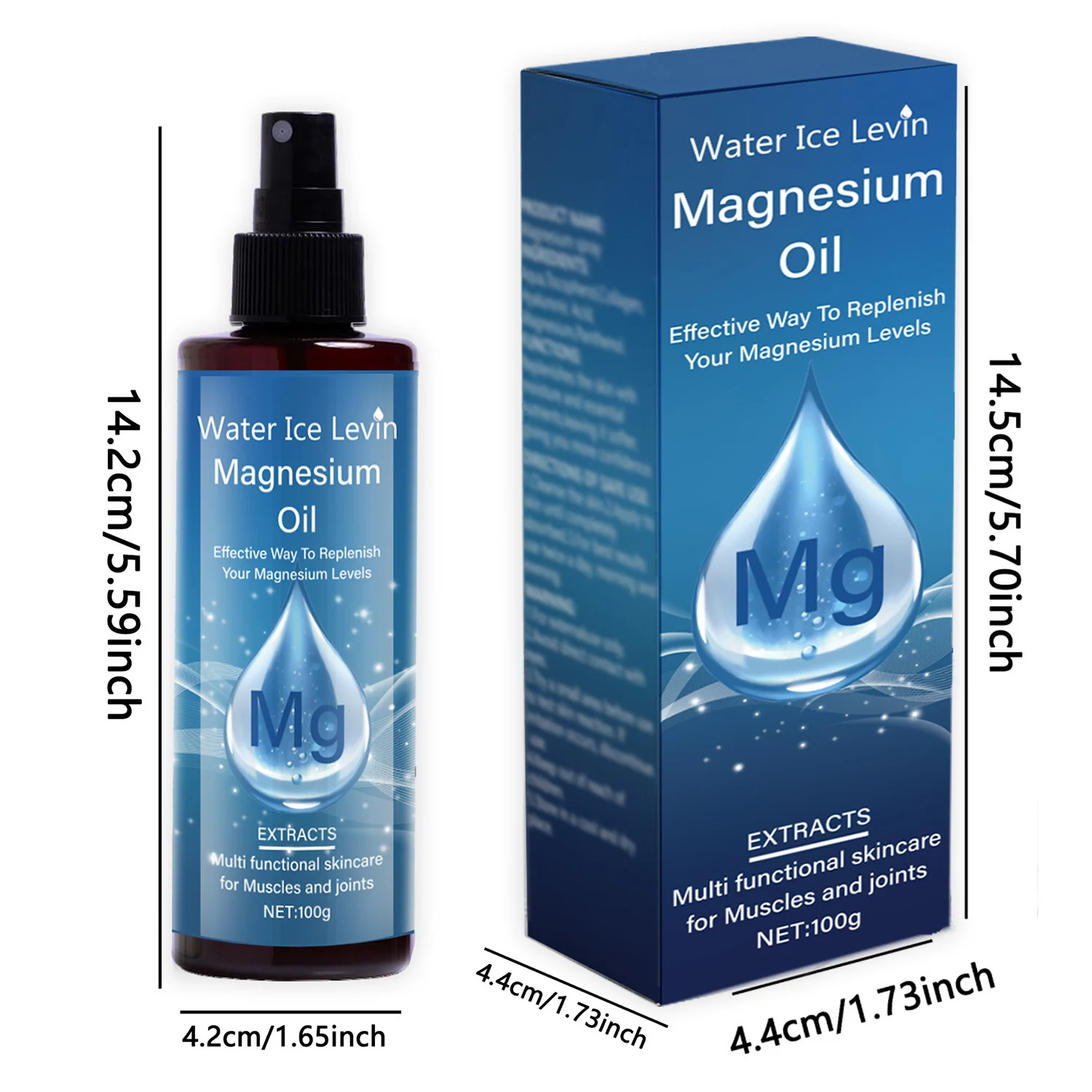 Magnesium Oil Spray for Muscle and Joint Support 100g 1 magnesium oil spray spu999719542713 desc 1