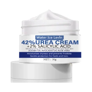 Water Ice Levin 42% Urea & 2% Salicylic Acid Foot Cream for Dry Cracked Heels, Moisturizing Hand & Foot Care