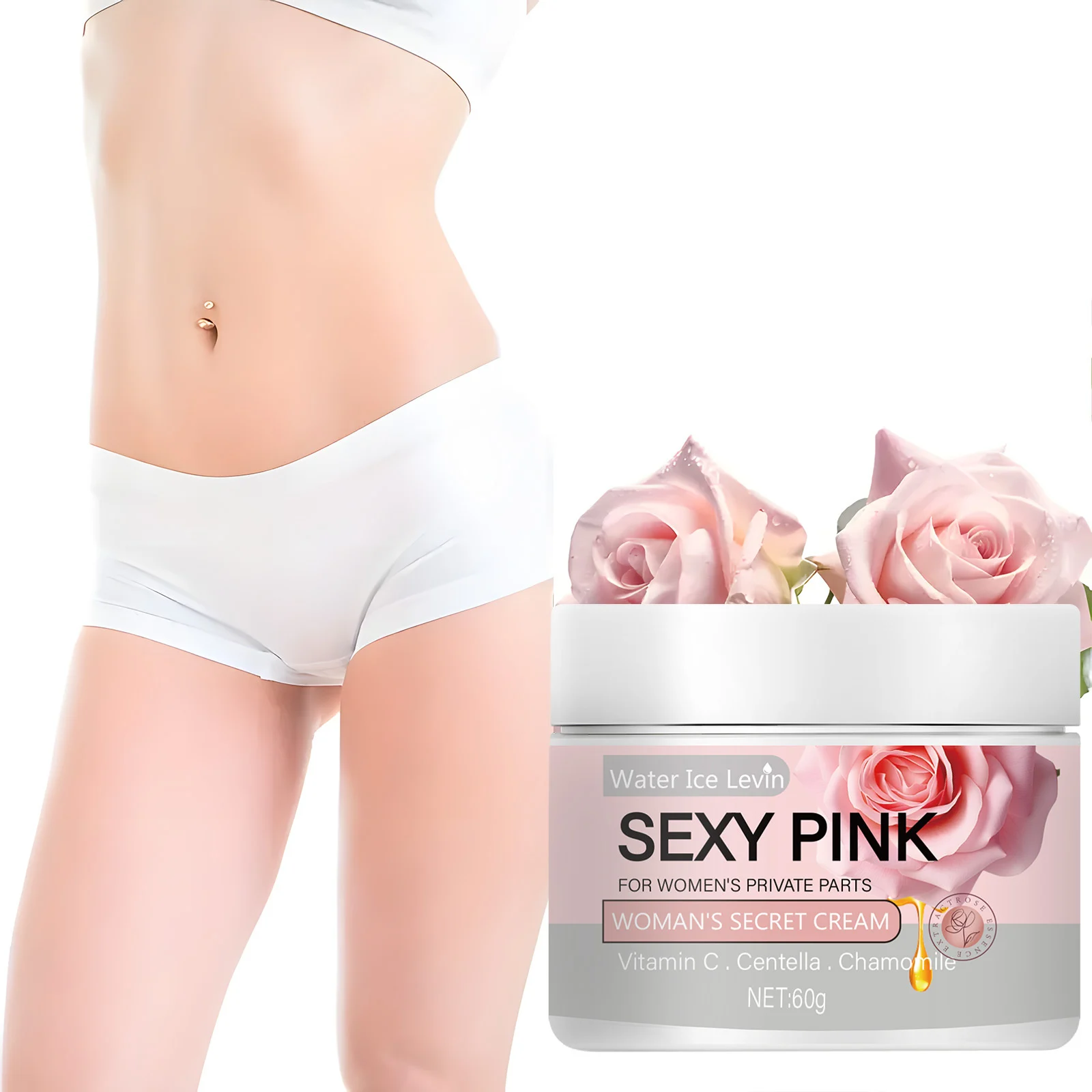 Private Area Brightening & Hydrating Cream with Vitamin C (60g) 1 womens private area cream spu875204995443 desc 1